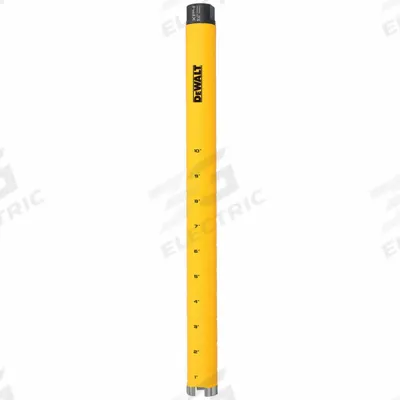 DEWALT Core Bit: 1 1/4 in Core Dia, 14 in Max Drilling Dp - Diamond-Tipped Core Bits for Wet Coring