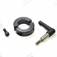 RULAND MANUFACTURING Quick Clamping Shaft Collar: 80 mm Bore Dia, Round, 1215, Carbon Steel, Black (MPN LV-MSP-80-F). Key specifications — Handle Color: Black; Collar Material Finish: Black Oxide; Brand: RULAND MANUFACTURING.