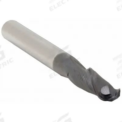 APPROVED VENDOR Ball End Mill: Carbide, AlTiN Coated, 2 Flute, 18 mm Mill Dia, 38 mm LOC - General Purpose Carbide Ball End Mills