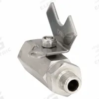 APPROVED VENDOR Manual Two-Way Ball Valve: 1/4 in, 316 Stainless Steel, Straight Valve Body, Tee (MPN G-MSMF-25). Key specifications — Brand: APPROVED VENDOR; Handle: Tee.