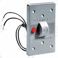 HUBBELL Wall Plate: Weatherproof-Covered Outlet, 1 Gang, Gray, Std Size (MPN HBL1785). Key specifications — Brand: HUBBELL; Material: Neoprene.