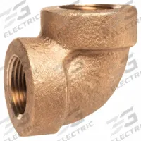 USA INDUSTRIALS Metal Pipe Elbow: 90° Elbow, 3/4 in x 3/4 in, Class 250, None C38500 Brass, 400 psi (MPN ZUSA-PF-15517). Key specifications — Brand: USA INDUSTRIALS; Maximum Operating Pressure: 400 psi.