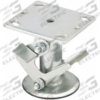 APPROVED VENDOR Floor Lock: For 4 in Wheel Dia, 5 5/64 in Floor Lock Retracted Ht, Steel (MPN 16V371). Key specifications — Brand: APPROVED VENDOR.