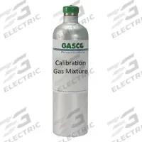 GASCO Calibration Gas: Nitrogen, Disposable, +/-5% Accuracy, ETO, Calibration Gas, Calibration Gas (MPN X02NI99CA3400L5). Key specifications — For Use With: All OEM Gas Detectors; Background Gas: Nitrogen; Brand: GASCO; Gas Mixture: Ethylene Oxide 15 ppm; Reusability: Disposable.