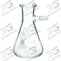 UNITED SCIENTIFIC SUPPLIES INC Glass Flasks: 100 mL, Colorless, Conical, A, 108 mm Overall Ht (MPN FG5340-100). Key specifications — Shape: Conical; Body Color: Colorless; Brand: UNITED SCIENTIFIC SUPPLIES INC; Compatible with Stopper Size: 5; USP Specification: Type I.