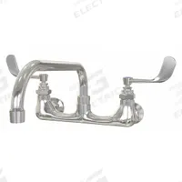 SANI-LAV Low Arc Service Sink Faucet: Wall, Centerset, Cast Brass, Chrome, 2 gpm Flow Rate (MPN 205). Key specifications — Color/Finish: Chrome; Includes: Faucet Mounting Kits.
