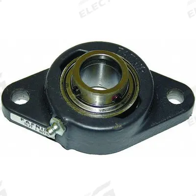TIMKEN Flange Mount Bearing: Radial Ball, 1 in Bore, Cast Iron, Set Screws, 5 9/16 in Lg - General Purpose Flange-Mount Ball Bearings