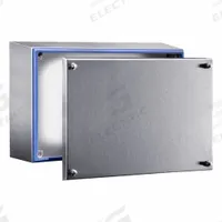 RITTAL Enclosure: 304 Stainless Steel, 12 in x 16 in x 5 in, NEMA 1/12/13/3/3X/4/4X, Solid Cover (MPN 1676600). Key specifications — Brand: RITTAL; Closure Method: Screws; Enclosure Material: 304 Stainless Steel; Knockouts: Not Included.