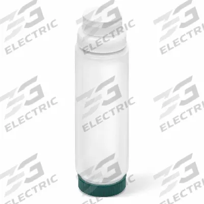 VOLLRATH Squeeze Bottle: 24 oz Capacity, 2 1/8 in Opening Dia, 10 5/8 in Overall Ht - Standard Squeeze Bottles