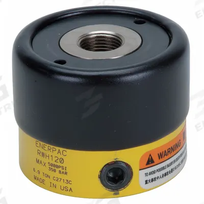 ENERPAC Hollow Hydraulic Ram: 6 ton Nominal Capacity, 5/16 in Nominal Stroke Lg - Hollow Plunger Workholding Rams