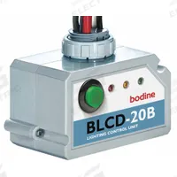 BODINE Generator Transfer Device: Fluorescent/Incandescent/LED, 120/277V AC, 20 A Output Current (MPN BLCD20B). Key specifications — Voltage: 120/277V AC; Brand: BODINE; Lighting Technology: LED; Housing Material: Thermoplastic.