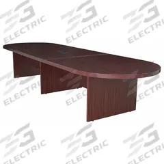 REGENCY Conference Table: Racetrack Oval, Laminate, Mahogany, 168 in Overall Lg, 52 in Overall Wd (MPN LCTRT16852MH). Key specifications — attr987891: Slab Leg; attr987894: Laminate; attr987867: Laminate; attr987857: REGENCY; attr987872: Laminate.