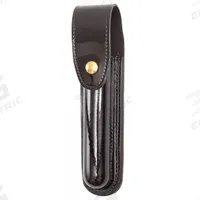 GOULD & GOODRICH, INC. Flashlight Pouch: Black, Synthetic Polymer, High Gloss, Snap Closure (MPN H672-4CLBR). Key specifications — attr188437: Black; attr188438: Synthetic Polymer; attr188431: Flashlight Pouch.