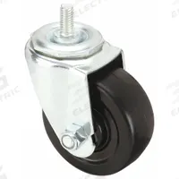 APPROVED VENDOR Stem Caster: Swivel, 3 in Wheel Dia., 1 1/4 in Wheel Wd, Rubber, 3/4 in Stem Lg (MPN 1G007). Key specifications — Brand: APPROVED VENDOR; Thread Size: 3/8"-16; Roll Up: Swivel.