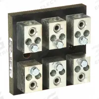 MERSEN Fuse Block: Open Block Design, 3 Pole, 300 V AC, Box Lug, Non-Indicating (MPN 32033T). Key specifications — Brand: MERSEN.