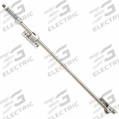 Overhead Door Holder: Overhead - Mounted, 1/4 in Wd, 1 3/8 in Overall Ht, Chrome (MPN 704S-US26D). Key specifications — Brand: GLYNN-JOHNSON; Color: Gray.