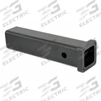 REESE Receiver Tube: 2 in Compatible Hitch Size, 5/8 in Inside Dia, 12 in Overall Lg, Steel (MPN 11021). Key specifications — Brand: REESE; Material: Steel.