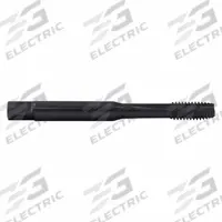 CLEVELAND Spiral Point Tap: M2.5x0.45 Metric, 6H, 3 Flute, Plug Chamfer, Black Oxide Cobalt (MPN C86252)