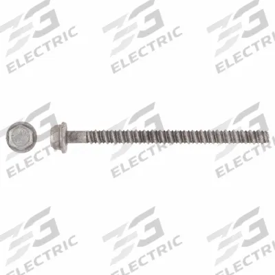 RED HEAD Screw Anchor: 5 in Overall Lg, 3/8 in Dia, Stainless Steel, Plain, External Hex - Heavy-Duty Hex-Head Screw Anchors