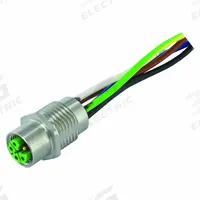 MURRELEKTRONIK Cordset: M12 Female – Front Mounting Receptacle, L, 4 Pins, 0.5 m Wire Lead Lg (MPN 7000-P4192-9440050). Key specifications — Cable Jacket Material: PUR; IP Rating: IP66K; Brand: MURRELEKTRONIK; Wire Size: 1.5 sq mm; Coding: L.