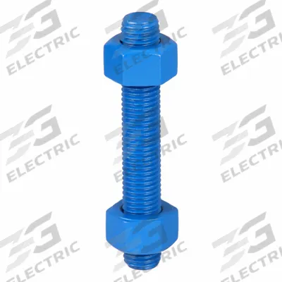 USA FASTENER Fully Threaded Stud: 3/4"-10 Thread Size, Steel, Grade B7, PTFE Coated - PTFE-Coated Fully-Threaded Rods & Studs