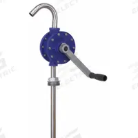 DAYTON Hand Pump: Rotary Action, Pump with Spout, Polypropylene Housing, 8 oz per stroke, 42 3/16 in (MPN 38Y790). Key specifications — Brand: DAYTON; Housing Material: Polypropylene; Maximum Flow Rate: 8 oz per stroke; Seal Material: PTFE.