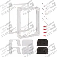 SAFETY TECHNOLOGY INTERNATIONAL Pull Station Guard Spacer: Polycarbonate, 1 1/2 in Overall Dp (MPN STI-1331). Key specifications — Manufacturer Part Number: STI-1331; Brand: SAFETY TECHNOLOGY INTERNATIONAL; Color: Clear; Compatible Product Type: Universal Stopper Covers; Includes: Hardware; Material: Polycarbonate; Product Type: Spacer.