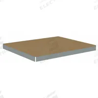 TENNSCO Shelf: 48 in x 42 in, 2,250 lb Load Capacity, Particleboard, Gray, Shelf (MPN ZLES-4842D). Key specifications — Decking Material: Particleboard; Includes: (4) Beams; Decking Finish: Unfinished; Shelf Configuration: Single Straight; Color: Gray; Frame Material: Steel; Brand: TENNSCO; Frame Finish: Zinc Plated.