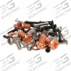 HAMMOND Replacement Screw Pack: Use to Replace Accessories, Repl Hardware, Copper (MPN SCGM4-50). Key specifications — Finish: Copper; Brand: HAMMOND; Accessory Type: Panel Screw; Application: Use to Replace Accessories; Features: Replacement Hardware; Material: Copper.