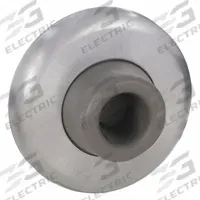 Concave Door Stop: Wall - Mounted, 2 3/8 in Lg, 15/16 in Wd, 2 3/8 in Overall Ht, Chrome (MPN 5U614). Key specifications — Product Type: Concave Door Stop; Brand: APPROVED VENDOR; Color: Gray.