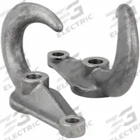 BUYERS PRODUCTS Tow Hook: Forged Steel, 1 PR (MPN B2800A). Key specifications — Material: Forged Steel; Hook Type: Tow Hook; Brand: BUYERS PRODUCTS.
