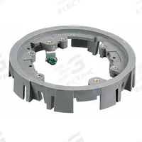 HUBBELL WIRING DEVICE-KELLEMS Adapter Ring: Round, Thermoplastic, Hubbell, PFB1, PFBA1A. Key specifications — attr1046698: Hubbell; attr233058: HUBBELL WIRING DEVICE-KELLEMS; attr1046695: Adapter Ring; attr1046697: PFB1; attr1046701: PFBA1A; attr1046702: Thermoplastic; attr1046708: Round.