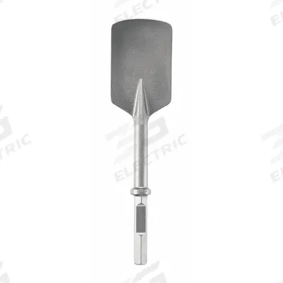 BOSCH Breaker and Demolition Hammer Chisel: 5 3/8 in Head Wd, 21 in Overall Lg - Chisel Bits for Breaker & Demolition Hammers