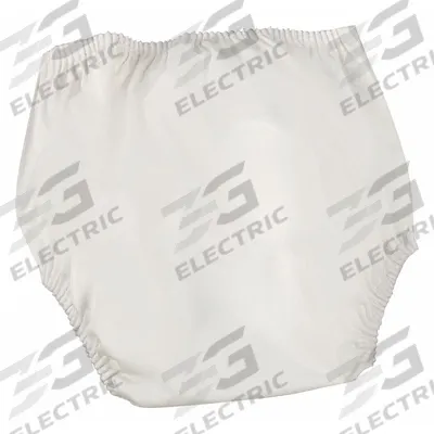 DMI Incontinence Pull-On Pant: Light, Plasticized Nylon, White - Incontinence Pants