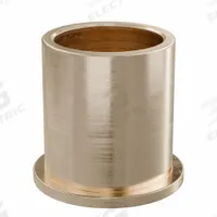 Flanged Sleeve Bearing: Bronze, SAE 841, 18 mm Bore, 22 mm OD, 25 mm Lg, -35°F to 300°F, 5 PK (MPN FFM1822-25B). Key specifications — System of Measurement: Metric; Material Grade: SAE 841; Flange Type: Flanged; Brand: OILITE.