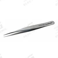 TECHNIK Tweezers: Stainless Steel, Point, Straight Tip, 0.66 mm Tip Thick (MPN 18023USA). Key specifications — attr1002355: Stainless Steel; attr1002345: TECHNIK; attr1002348: Stainless Steel; attr1002358: Smooth; attr1002361: MM-SA; attr1024781: Standard.