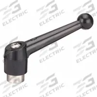 KIPP Adjustable Handle: Zinc w/ SS Thread, M10, 64 mm Lg (MPN K0117.2101X50). Key specifications — Brand: KIPP.