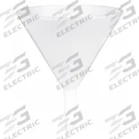 APPROVED VENDOR Funnel: LDPE, 4 L, 187 mm, 19.1 mm, 92 mm Stem Lg, White (MPN 412365-0008). Key specifications — attr1372202: Funnel; attr1372195: White; attr1372208: APPROVED VENDOR.