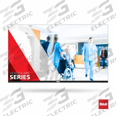 RCA COMMERCIAL Healthcare Hospitality TV: 55 in Diagonal Screen Size, Healthcare, LED - Healthcare HD Televisions