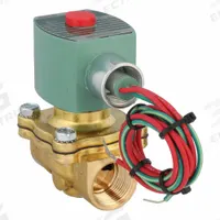 REDHAT Solenoid Valve: 2-Way, Normally Closed, 3/4 in Pipe Size, 220V AC/240V AC, Watertight (MPN 8210G095LF 240/60, 220/50). Key specifications — Pipe Size: 3/4 in; Voltage: 220V AC; Brand: REDHAT; Coil Enclosure: Watertight.