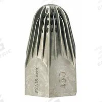 EXAIR Air Gun Nozzle: For 1218, Aluminum/Zinc, 3 5/8 in Extension Lg, OSHA Pressure Compliant (MPN 1120). Key specifications — attr66384: Hard-Hitting Force; attr66393: Aluminum; attr66401: Yes.