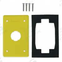 HUBBELL PREMISE WIRING Wall Plate: Yellow, 1 Gang, 1 Port, Flat Module, Plastic (MPN HI114PY). Key specifications — Brand: HUBBELL PREMISE WIRING; Material: Plastic; Color: Yellow; Module Style: Flat.