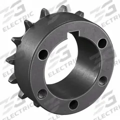 TSUBAKI Sprocket: For 50 Chain, 15 Teeth, 3.006 in Pitch Dia, 3.315 in Outside Dia, Steel (MPN 50P15). Key specifications — Brand: TSUBAKI; Required Bushing Series: P1.