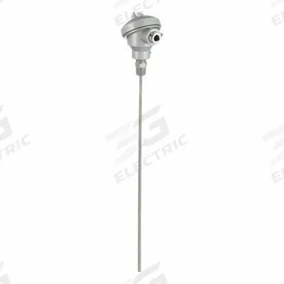 TEMPCO Thermocouple Probe: 32°F to 1,400°F /0°C to 760°C, Type J, 18 in Probe Lg - Thermocouples with Pipe Connection