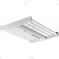 LITHONIA LIGHTING LED High Bay: 25 5/8 in Lg, 36,018 lm, 5000K, 20 ft – 40 ft Mounting Ht, 223 W (MPN IBG36000LMSEFAFLNDMVOLTGZ1050K80CRIDWH). Key specifications — attr1260469: 120 to 277V AC; attr1260477: (8) Lamp T5HO; attr1260467: LITHONIA LIGHTING; attr1260503: 5000K.