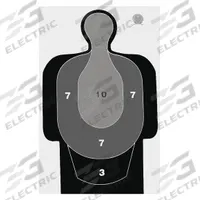 ACTION TARGET Shooting Range Targets: Paper, Silhouette Target, 25 in Ht, 24 in Wd, 50 PK (MPN BLEA-2-50). Key specifications — Color: Gray; Target Style: Silhouette; Target Grouping: State Specific; Material: Paper; Brand: ACTION TARGET.
