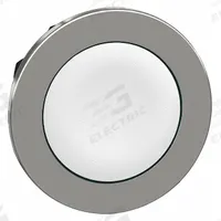SCHNEIDER Flush Push Button: 30 mm Mounting Size, Metallic, Maintained (MPN ZB4FH01). Key specifications — Brand: SCHNEIDER; Action: Maintained; Series: XB4; Push Button Material Type: Metallic.