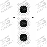 ACTION TARGET Shooting Range Targets: Paper, Bullseye Target, 35 in Ht, 23 in Wd, Black/White, 50 PK (MPN SR-21C3A-50). Key specifications — Color: Black; Target Style: Bullseye; Target Grouping: Bullseye and Sighting; Material: Paper; Brand: ACTION TARGET.