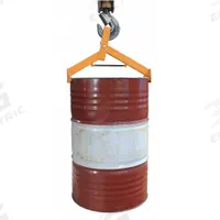 DAYTON Drum Lifter: 2 Grip Points, For 30 gal Drum Capacity, Fiber/Metal/Plastic, Rim, Vertical (MPN 21VG35). Key specifications — Color: Yellow; For Drum Material: Fiber; Grip Location: Rim; Material: Steel; Brand: DAYTON.