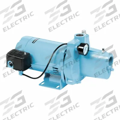 LITTLE GIANT Shallow Well Jet Pump: 3/4 hp HP, Single Phase, 115/230V AC, 11.3 gpm - Shallow-Well Jet Pumps